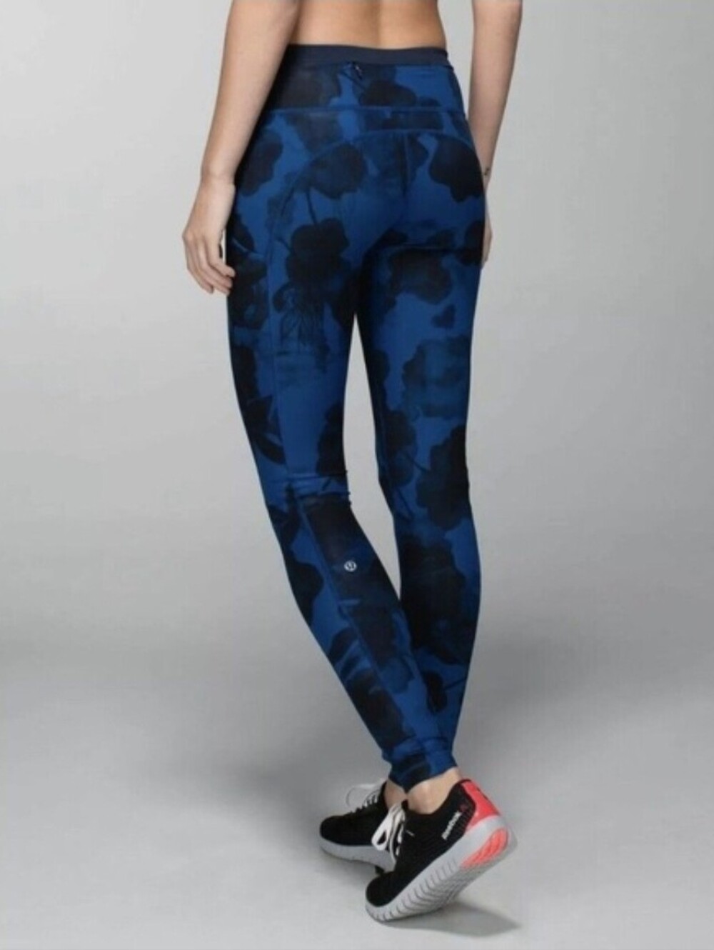 Lululemon Speed Tight II Full-On Luxtreme Jumbo Inky Floral Black Inkwell Size 1 - Picture 3 of 15